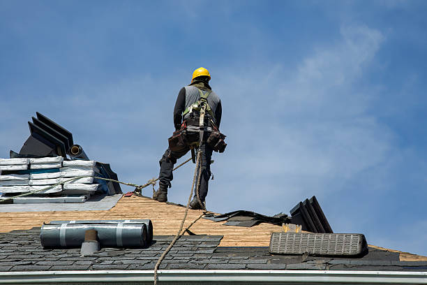 Professional Gutter Installation technician working in Sinks Grove, WV